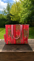 Bags & Travel – Hand-Printed Recycled Cotton Tote Bag (Sienna Spirit)