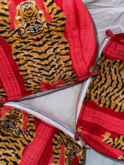 Bags & Travel – Hand-Printed Recycled Cotton Cosmetic Bag Trio (Sienna Spirit)