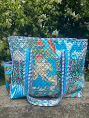 Bags & Travel – Hand-Printed Recycled Cotton Tote Bag (Artisans Archive)