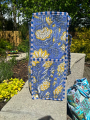 Bags & Travel – Hand-Printed Recycled Cotton Tote Bag (Coastal Citron)