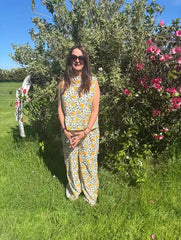 The Summer Breeze Peplum & Trouser Set