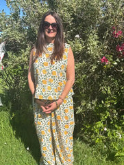 The Summer Breeze Peplum & Trouser Set