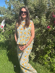 The Summer Breeze Peplum & Trouser Set