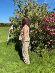 The Summer Breeze Peplum & Trouser Set