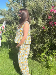 The Summer Breeze Peplum & Trouser Set