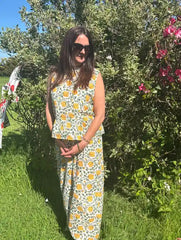 The Summer Breeze Peplum & Trouser Set