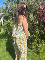 The Summer Breeze Peplum & Trouser Set