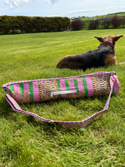 Wellness & Yoga – Hand-Printed Recycled Cotton Yoga Bag (Jaipur Jungle)