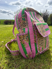 Bags & travel – Hand-Printed Recycled Cotton Backpacks (Jaipur Jungle)
