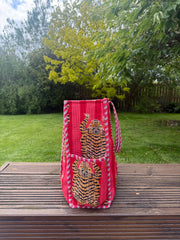 Bags & Travel – Hand-Printed Recycled Cotton Tote Bag (Sienna Spirit)