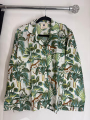 Sleepwear & Pyjamas – Hand-Printed Recycled Cotton 3 Piece Pyjama set (Aravalli Leopard)