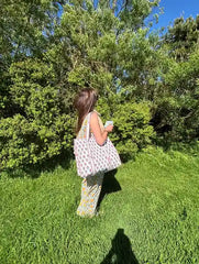 The Zipped Indie Rose Tote Bag