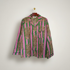 Sleepwear & Pyjamas – Hand-Printed Recycled Cotton 3 Piece Pyjama set (Jaipur Jungle)