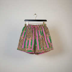 Sleepwear & Pyjamas – Hand-Printed Recycled Cotton 2 Piece Pyjama set (Top and Shorts) (Jaipur Jungle)