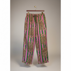Sleepwear & Pyjamas – Hand-Printed Recycled Cotton 3 Piece Pyjama set (Jaipur Jungle)