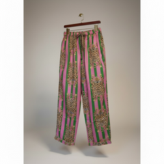 Sleepwear & Pyjamas – Hand-Printed Recycled Cotton 2 Piece Pyjama set (Top and Trouser) (Jaipur Jungle)