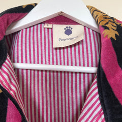 The Velvet Edit – Hand-Printed Recycled Cotton Coats (Magenta Maharani)