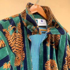 The Velvet Edit – Hand-Printed Recycled Cotton Coats (Midnight Malabar)