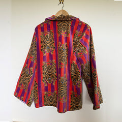 The Velvet Edit – Hand-Printed Recycled Cotton Coats (Orchid Ember)