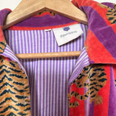 The Velvet Edit – Hand-Printed Recycled Cotton Coats (Orchid Ember)