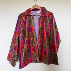 The Velvet Edit – Hand-Printed Recycled Cotton Coats (Orchid Ember)