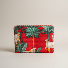 Tech & Lifestyle – Hand-Printed Recycled Cotton Laptop Covers (Pali Palms)