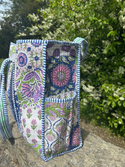 Bags & Travel – Hand-Printed Recycled Cotton Tote Bag (Patchwork Pariah)
