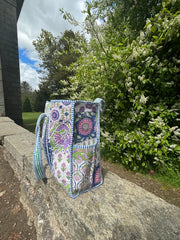 Bags & Travel – Hand-Printed Recycled Cotton Tote Bag (Patchwork Pariah)