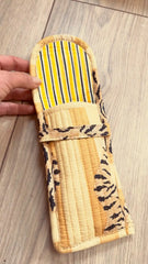 Sunglasses Case (Saffron Stripe)