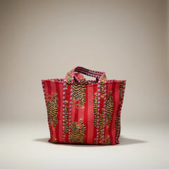 Bags & Travel – Hand-Printed Recycled Cotton Tote Bag (Sienna Spirit)