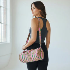 Wellness & Yoga – Hand-Printed Recycled Cotton Yoga Bag (Jaipur Jungle)